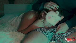 Јас се Будам и мојот чекор-мајка од неа НАП и да cum во устата! 4k