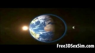 Foxy 3D de dibujos animados de periodista, se quita y danzas